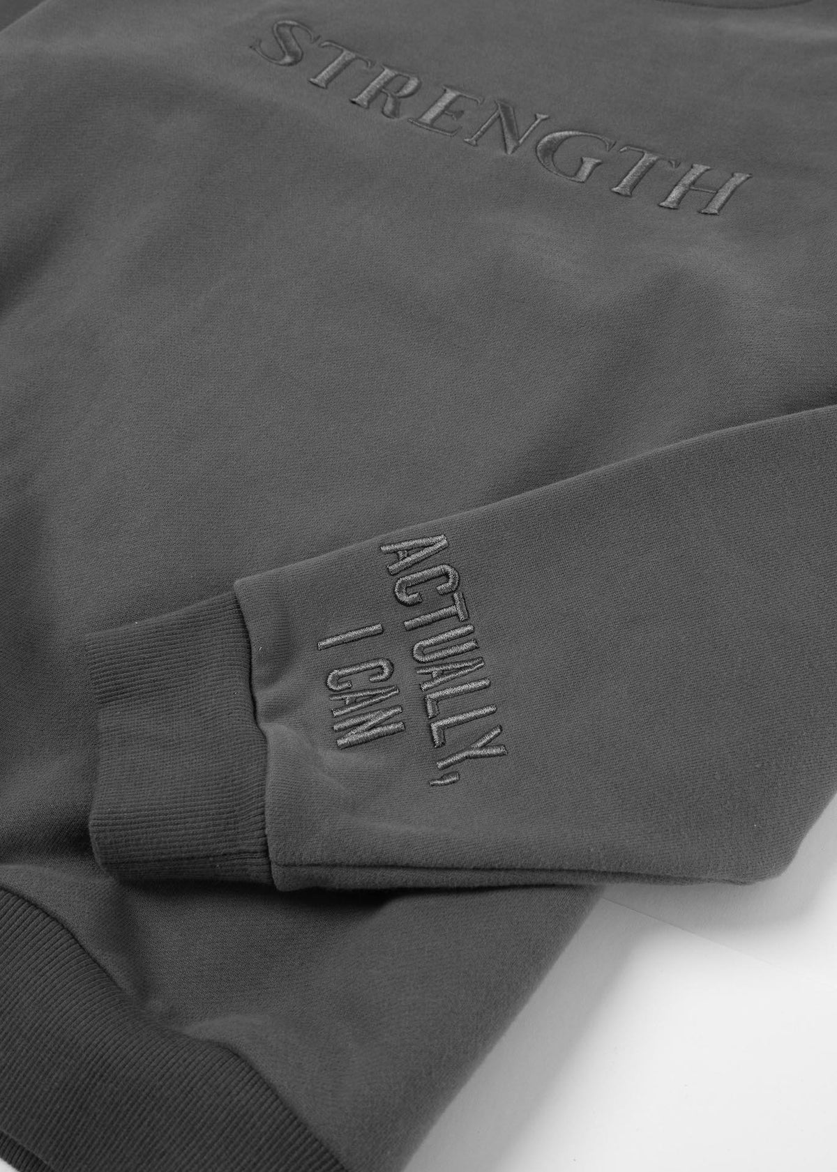 Strength Embroidered Sweatshirt