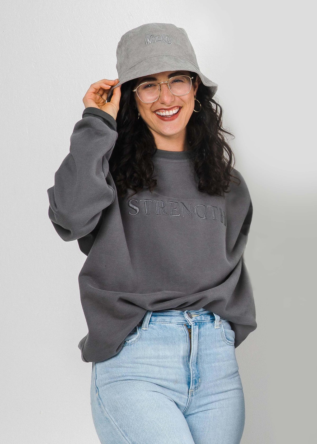 Strength Embroidered Sweatshirt